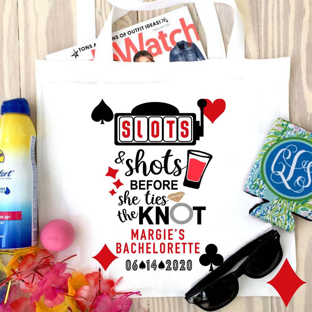 Vegas Bachelorette Tote bag. Vegas Wedding Party Favors! Vegas Bachelorette Tote Bag. Custom Vegas Favor Bag. Vegas Swag Bag.