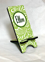Load image into Gallery viewer, Green Floral Phone Stand

