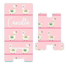 Load image into Gallery viewer, Llama Cell Phone Stand. Personalized Llama gift. Cell Phone Stand, Custom LLama present. Custom Teacher gift, Gift for mom, daughter!
