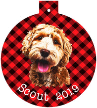 Load image into Gallery viewer, Goldendoodle Personalized Ornament
