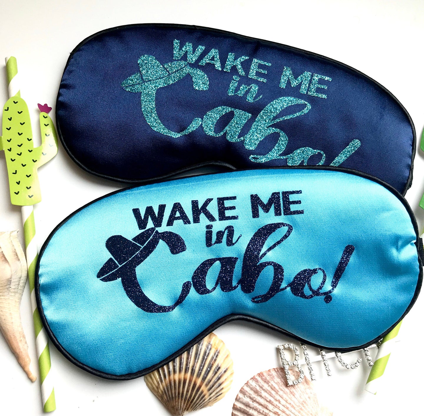 Cabo Glitter Sleep Mask