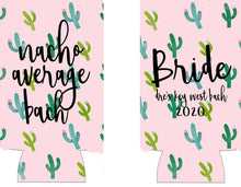 Load image into Gallery viewer, Cactus Bachelorette Party Huggers. Scottsdale Party Favors. Slim Can Cactus Birthday Party Favors! Scottsdale Slim Can Bachelorette!
