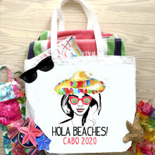 Load image into Gallery viewer, Beach Personalized Tote Bag
