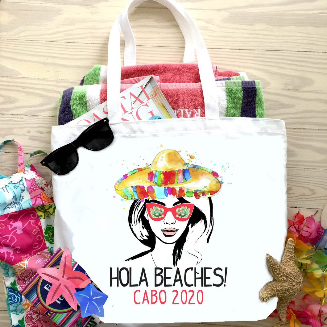 Beach Personalized Tote Bag