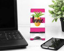 Load image into Gallery viewer, Pineapple Stripe Phone Stand
