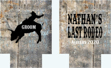 Load image into Gallery viewer, Woodgrain Western Birthday or Bachelor Party Favors. Personalized Austin or Nashville Party Favors. Rodeo Party! Austin and Nashville Party.
