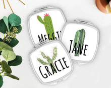 Load image into Gallery viewer, Cactus Personalized Wedding Party Mirror
