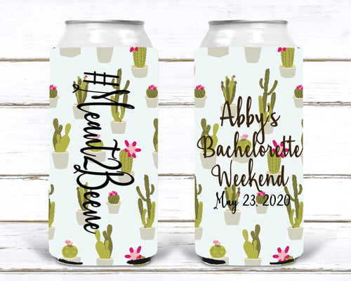 Cactus Bachelorette Party Huggers. Scottsdale Party Favors. Slim Can Cactus Birthday Party Favors! Scottsdale Slim Can Bachelorette!