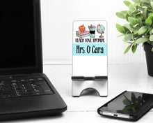 Load image into Gallery viewer, Teacher&#39;s Cell Phone Stand. Custom teacher&#39;s gift! Personalized teacher gift! Student teacher gift! Teacher Appreciation gift!
