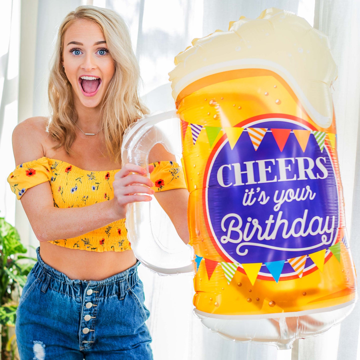 Beer Birthday Balloon
