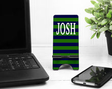 Load image into Gallery viewer, Rugby Stripe Phone Stand

