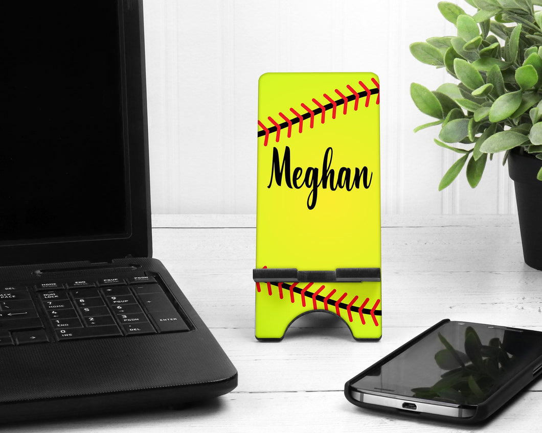 Softball Phone Stand