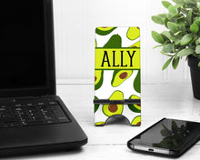 Load image into Gallery viewer, Avocado Cell Phone Stand. Custom Cell Phone Stand, Great chef gift! Foodie gift! Teacher, boss, coworker present!
