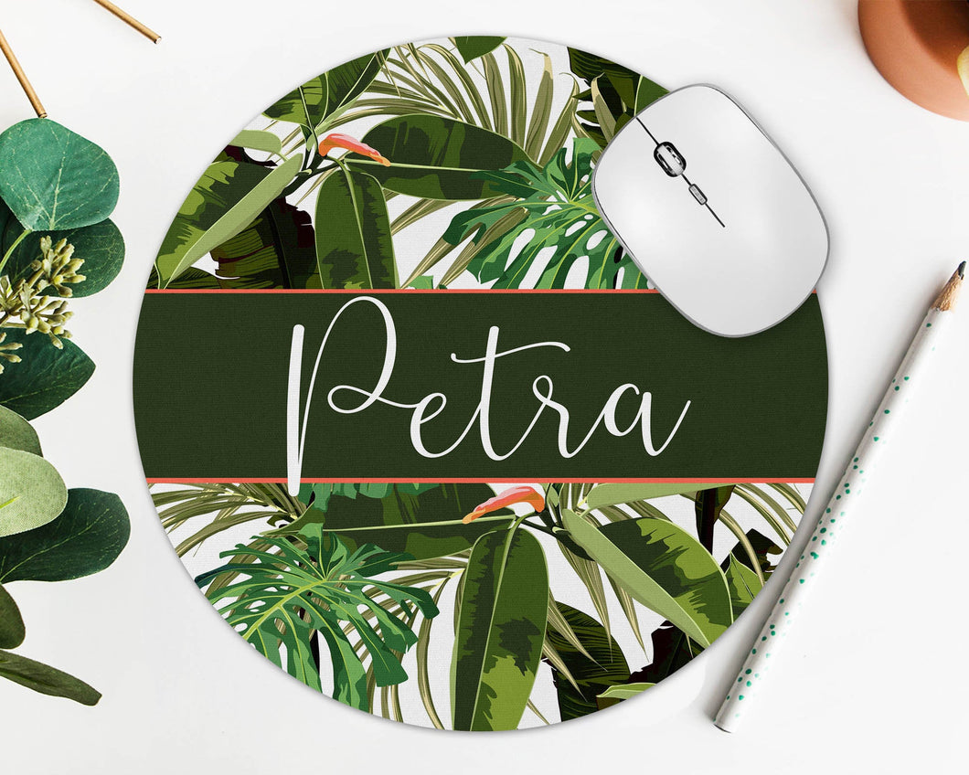 Palm Leaves Mouse Pad