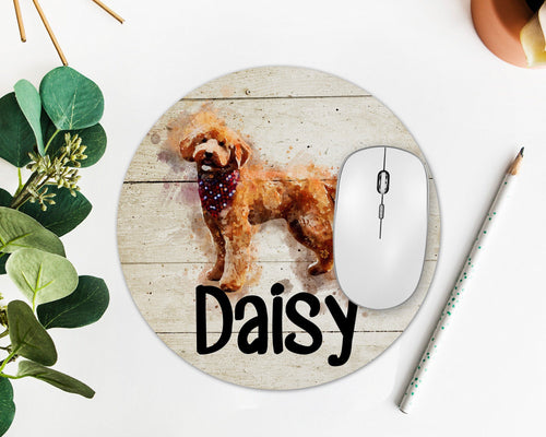 Golden Doodle Mouse Pad. Custom Personalized Golden Doodle gift. Labradoodle theme gift!  Golden doodle theme gift! Doodle gifts!