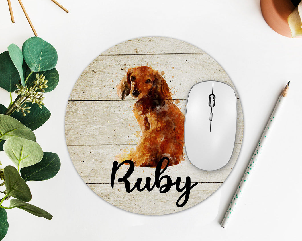Dachshund Mouse Pad. Custom Personalized Dachshund gift. Dachshund theme gift! Dachshund theme gift!