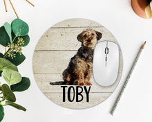 Load image into Gallery viewer, Terrier Mouse Pad. Custom Personalized Terrier gift. Terrier theme gift!  Terrier theme gift! Terrier gifts!
