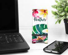Load image into Gallery viewer, Floral Tropical Phone Stand

