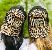 Load image into Gallery viewer, Leopard Trucker Hat | Birthday Trucker Hat | Bachelorette Party Hat | Leopard Party Hat | Bride to Be Hat | Bride Hat |
