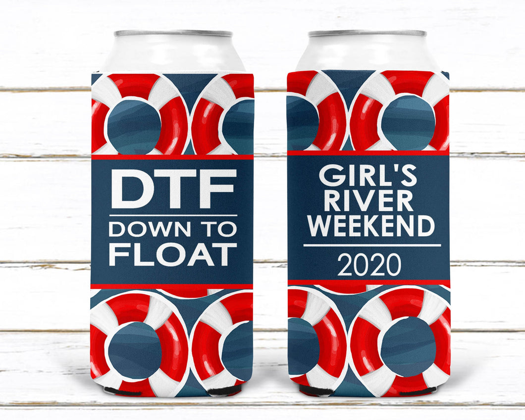 Floats Slim party huggers. Skinny can party favors. Personalized Birthday or Bachelorette Party Favors. Slim Can USA float party favors!
