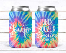 Load image into Gallery viewer, Tie Dye Party Huggers. Hippie 70&#39;s tie dye Birthday Party Huggers. Retro Birthday Favors. 70&#39;s theme Party. 70&#39;s Retro Bachelorette Favors.
