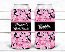 Load image into Gallery viewer, Floral Slim party huggers. Skinny can party favors. Custom Birthday or Bachelorette Party Favors. Charleston and Savannah Bachelorette!
