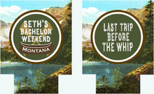 Load image into Gallery viewer, Lake Trip Bachelor or Birthday Party Favors. Mountain Bachelor Party Favors! Colorado Bachelor Party! Custom Lake Party Favors.
