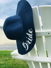 Load image into Gallery viewer, Bride Beach Floppy Hat
