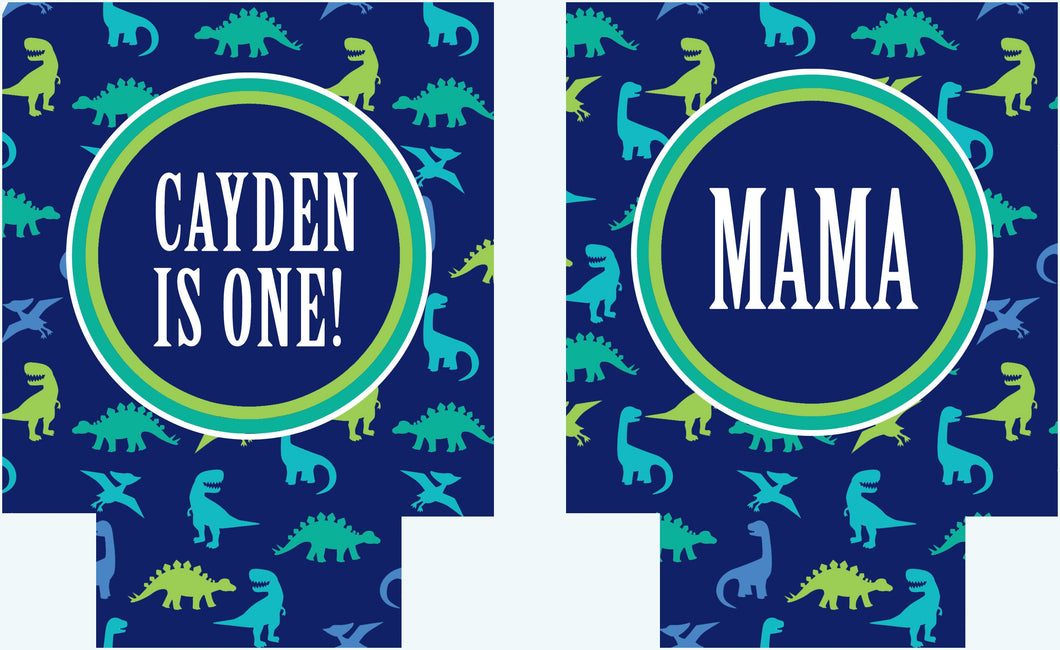 Dinosaur Birthday Party Huggers. Dinosaur Birthday party Favors. Dino Baby Shower Favors. 1st and 2nd Birthday favors!
