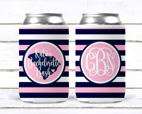 Navy and Rose Bachelorette or Birthday Party Favors. Personalized Bachelorette. Bachelorette Party, Birthday Party or Bridesmaid favors.