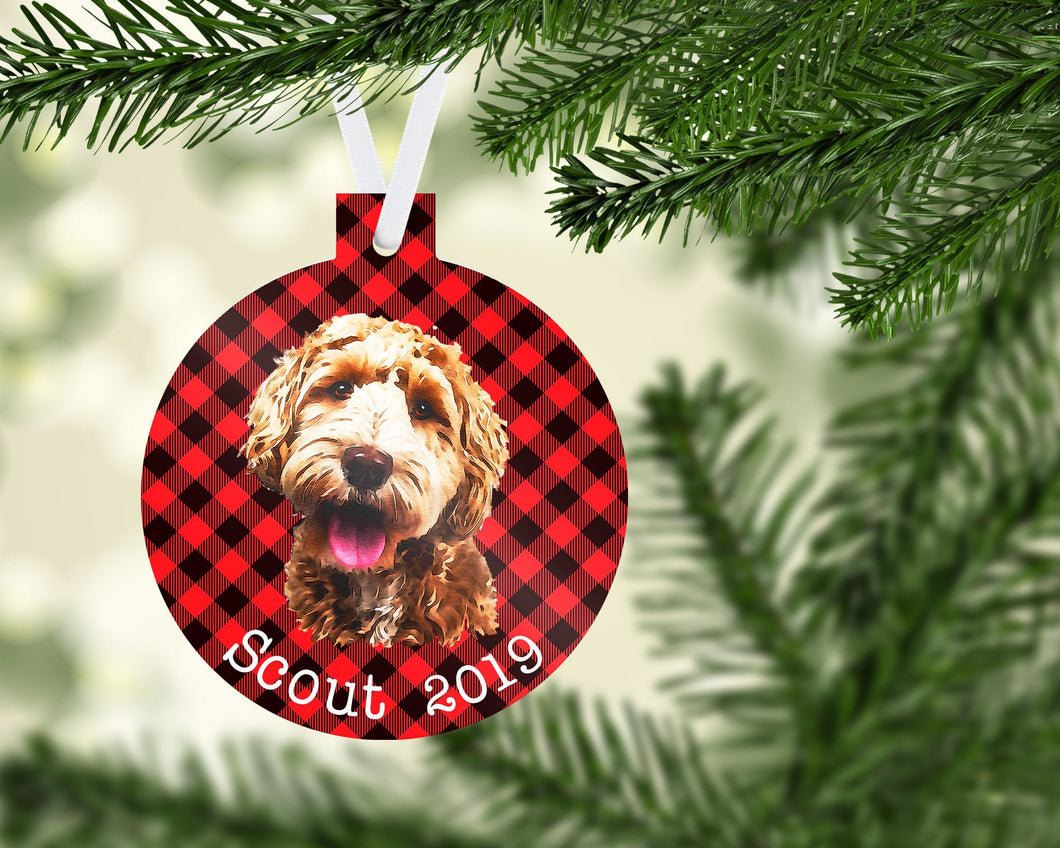 Goldendoodle Personalized Ornament