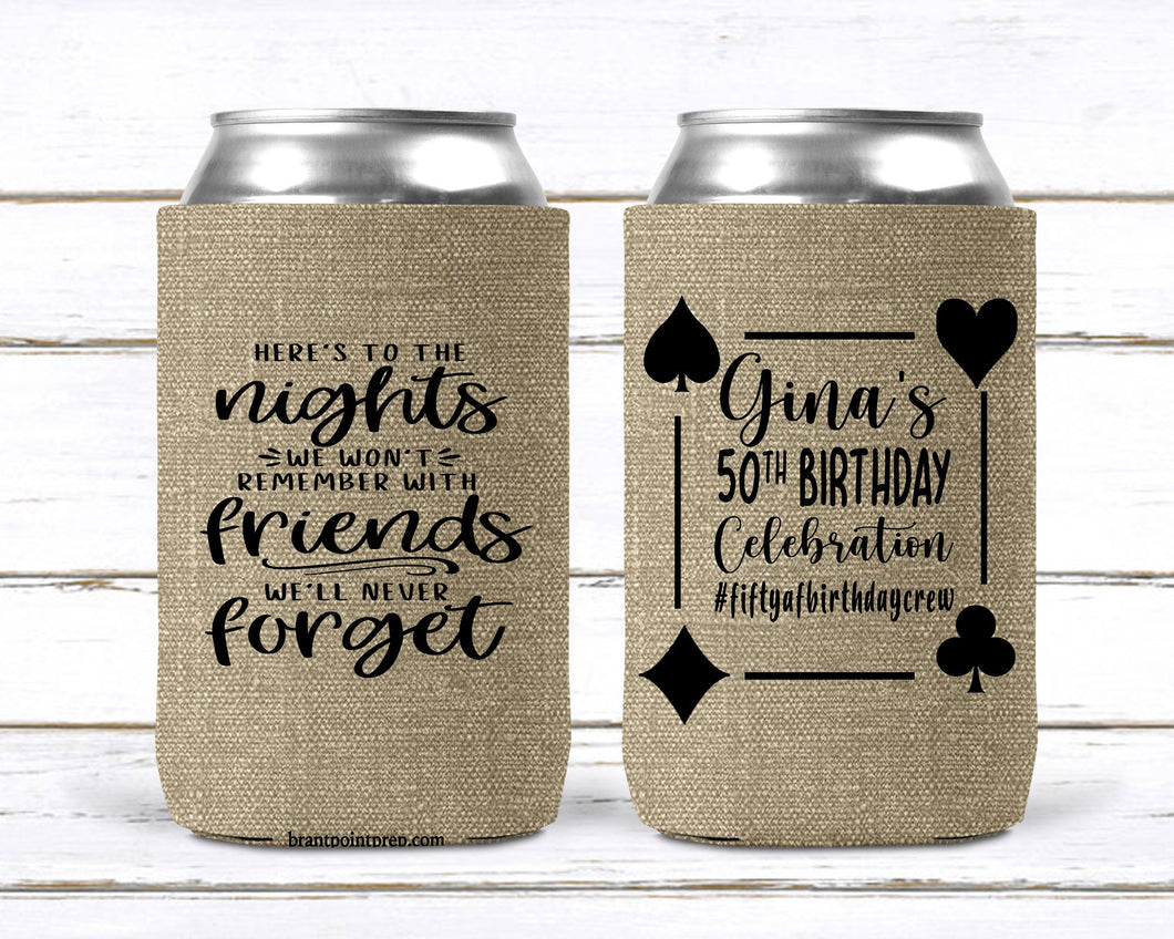 Burlap Party Favors. Slim Can Birthday Party. Personalized Bachelorette Party. Vegas Birthday Party Favors! Burlap Party favors.