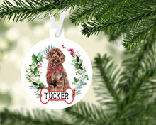 Load image into Gallery viewer, Doodle Ornaments. Personalized Gift for the Labradoodle lover! Golden Doodle Ornament. Custom Doodle Gifts! Doodle Mom gift!
