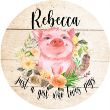 Load image into Gallery viewer, Pig Mouse Pad. Custom Personalized Pig gift. Perfect Pig themed desk accessory! Pig lover gift!

