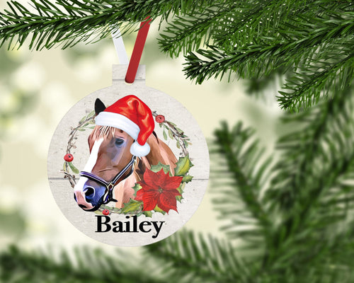 Horse Ornaments. Personalized Horse Christmas Gift! Personalized Horse lover gift.  Equestrian gift! Hunter Jumper dressage gift!
