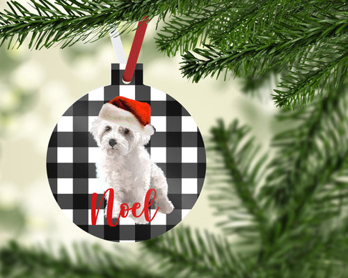 Maltese Ornaments. Personalized Gift for the Maltese lover! Maltese Christmas Ornament. Personalized Maltese Gifts! Mal-Shi Mom gift!
