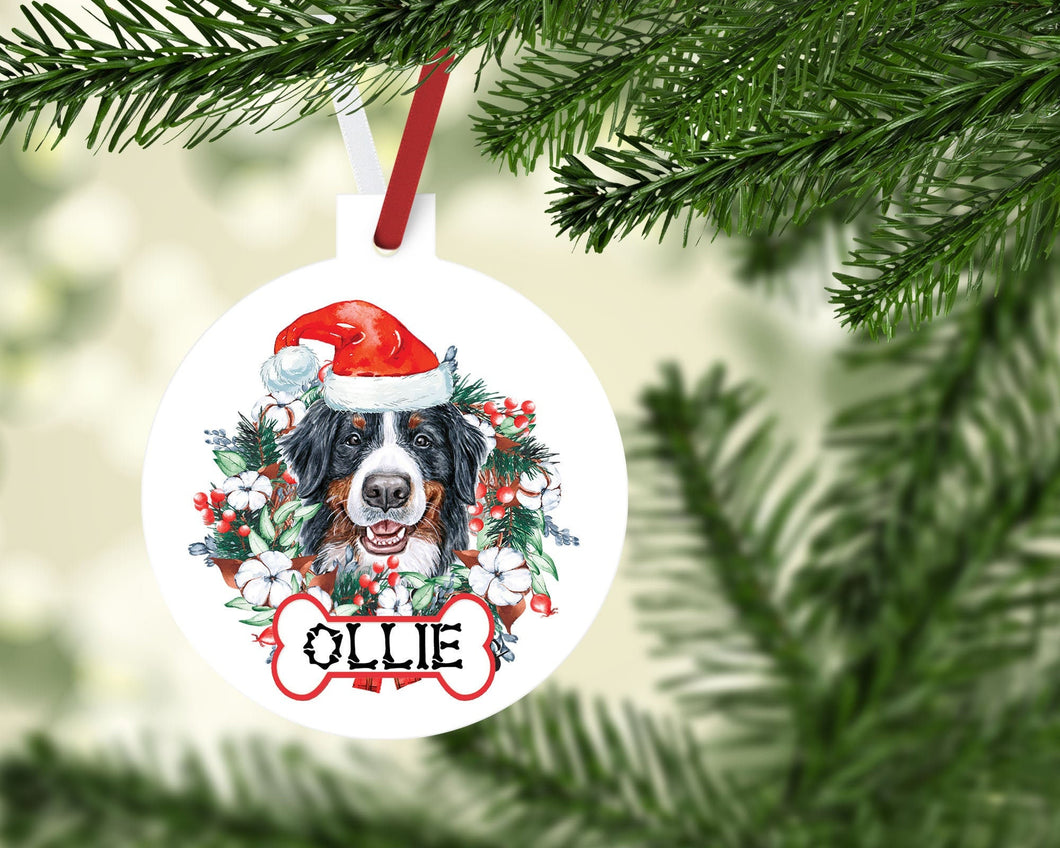 Bernese Mountain Dog Ornaments. Personalized  Bernese Mountain Dog Gift!  Bernese Mountain Dog Ornament.  Bernese Mountain Dog Mom gift!