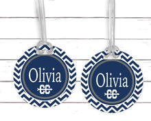 Load image into Gallery viewer, Cross Country Monogrammed Bag Tag. Perfect on a Track bag or luggage! Cross Country team or Coaches gift. Custom colors!
