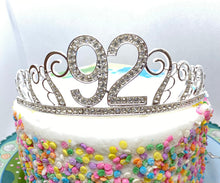 Load image into Gallery viewer, 92nd Birthday tiara,Birthday Headband, 92 Birthday Party Tiara, 92 Birthday Crown, 92 Birthday Party Decoration, 92nd gift!
