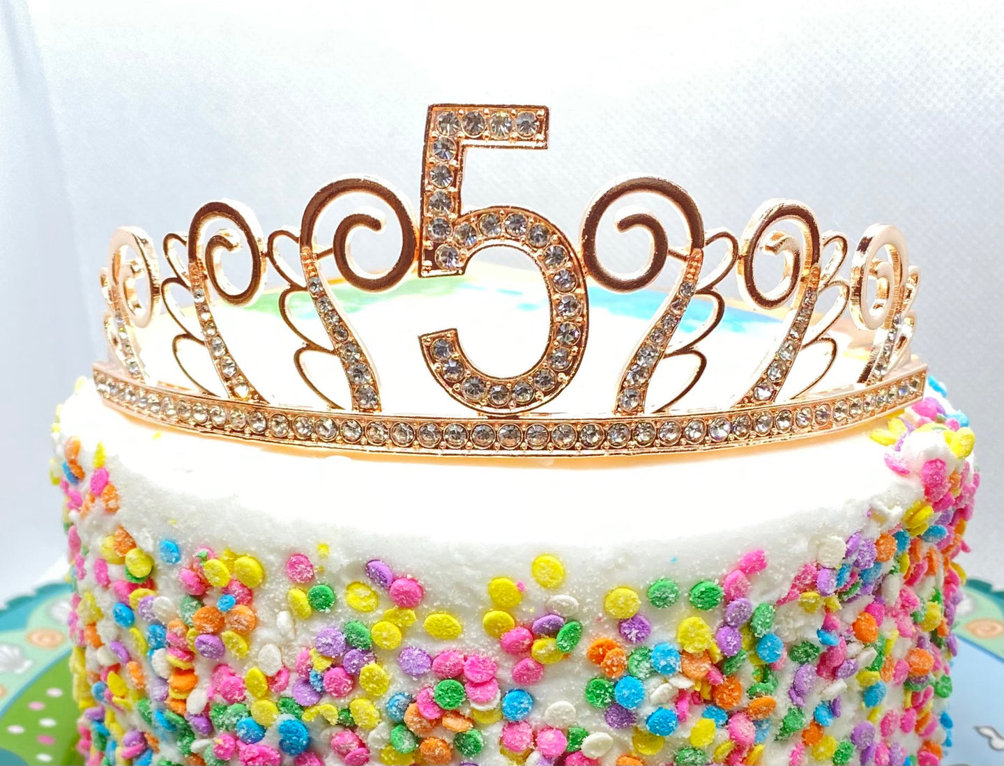 5th Birthday tiara, 5th Birthday Gift, 5th Birthday Party Tiara, 5th Birthday Crown, 5th Birthday Party Decoration, 5 year old girl gift!