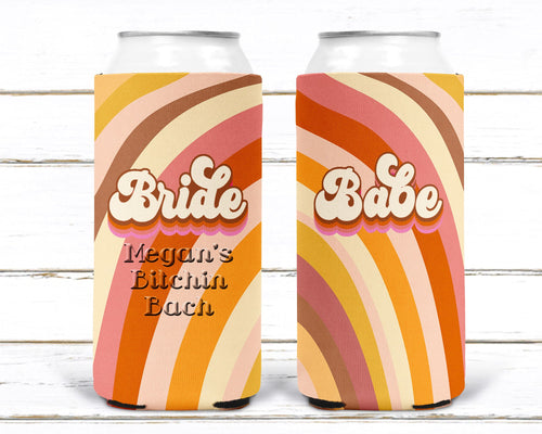 Retro Theme Party Favors. 70s theme 40 50 60 70th Birthday Party Huggers. 70's Retro Bachelor or Bachelorette. 70's theme Party Favors.