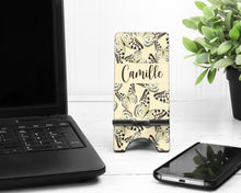 Load image into Gallery viewer, Butterfly Cell Phone Stand.Personalized Butterfly Cell Phone Stand, butterfly gift, Great custom Butterfly gift. Girls personalized gift!
