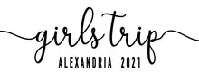 Load image into Gallery viewer, Personalized Make up bag. Great Bachelorette or Girls Weekend Favors. Birthday Favor bags. road trip bags!  21 30 40 50 60 birthday Bags!
