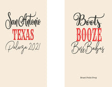 Load image into Gallery viewer, Austin Party Huggers. Austin Bachelorette or Birthday Party Favors. Austin Party Favors. Slim Can Austin Bachelorette Party!
