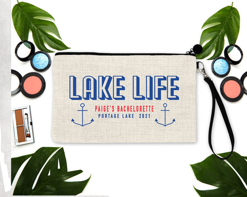 Lake Life Party bag. Great Bachelorette or Girls Weekend Favors. Birthday Favor bags. road trip bags!  21 30 40 50 60 birthday Bags!