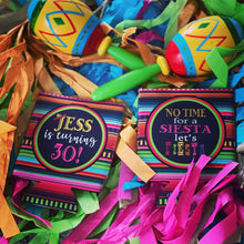 Load image into Gallery viewer, Fiesta Party Huggers. Fiesta Vacation or Girls Weekend. Birthday Fiesta Party Favors. Fiesta Birthday Party Favors!Cabo Bachelorette Fiesta!
