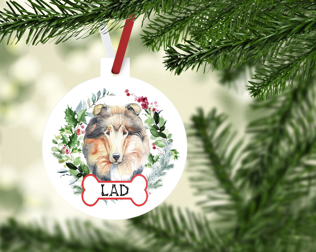 Collie Ornaments. Custom Collie Gift. Personalized Gift for the Collie lover! Collie Mom gift!