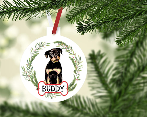Rottweiler Ornaments. Custom Rottweiler Ornament. Personalized Rottweiler puppy Ornament. Perfect Rottweiler Gifts! Rottweiler Mom gift!