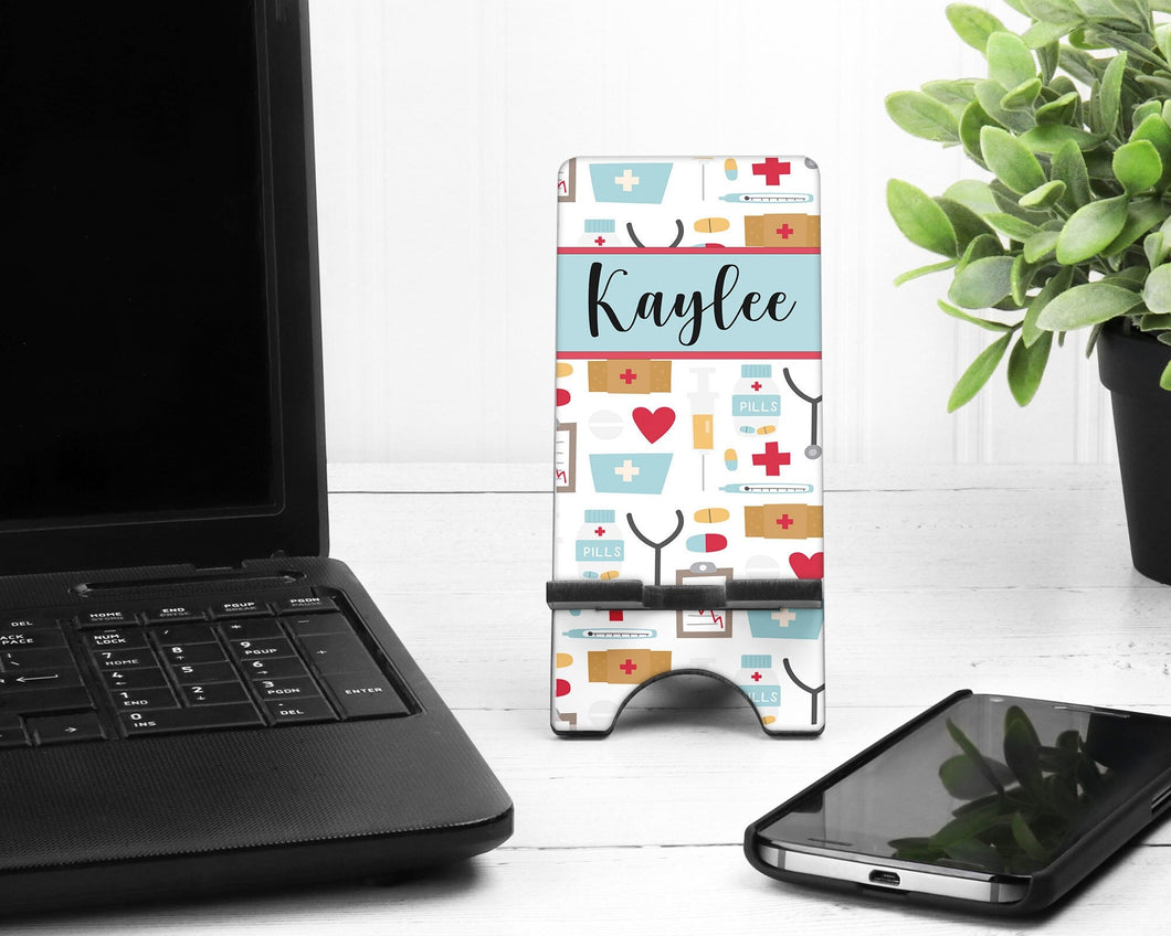 Nurse Cell Phone Stand. Great nurse gift! Nurse Personalized gift, Nursing Student Graduation gift! Custom Nurse Gift. Nurse appreciation