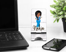 Load image into Gallery viewer, Nurse Cell Phone Stand. Great nurse gift! Nurse Personalized gift, Nursing Student Graduation gift! Custom Nurse Gift. Nurse appreciation
